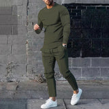 Men’s Casual Two Piece Set | Slim Fit, Trouser & Top