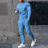 Men’s Casual Two Piece Set | Slim Fit, Trouser & Top