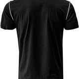 Men's Slim Summer Henley T-Shirt | Casual, Short Sleeve