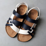 Men’s Summer Leather Sandals | Multi-Strap, Arch Support