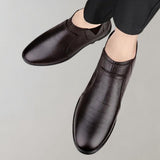 Men’s Formal Slip-On Boots | Textured, Ankle Height