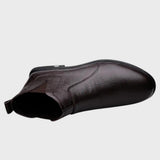 Men’s Formal Slip-On Boots | Textured, Ankle Height