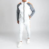 Men’s Colorblock Two Piece Set | Hoodie, Pants and Top