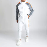 Men’s Colorblock Two Piece Set | Hoodie, Pants and Top