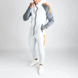 Men’s Colorblock Two Piece Set | Hoodie, Pants and Top