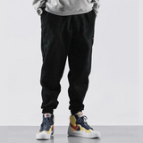 Men's Baggy Corduroy Joggers | Tapered, Drawstring Fit