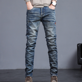Men's Streetwear Jeans | Stacked, Washed Fit