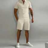 Men’s Summer Two Piece Set | Polo, Shorts