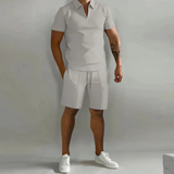 Men’s Summer Two Piece Set | Polo, Shorts