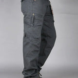 Men's Work Cargo Pants | Baggy, Zip Pockets
