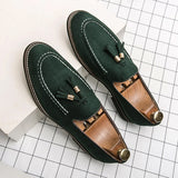 Men’s Summer Loafers | Suede, Tassel Accent