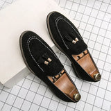 Men’s Summer Loafers | Suede, Tassel Accent