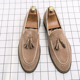 Men’s Summer Loafers | Suede, Tassel Accent