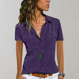 Women’s Casual Summer Shirt | Short Sleeve, Utility