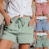 Women's Summer Shorts | Drawstring, Relaxed Fit