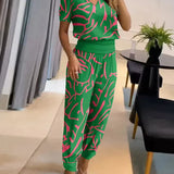 Women’s Two Piece Set | V-Neck, High-Waisted