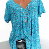 Women’s Summer Blouse | Printed, Relaxed Fit