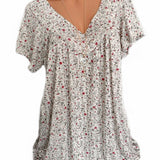 Women’s Summer Blouse | Printed, Relaxed Fit