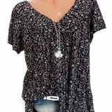 Women’s Summer Blouse | Printed, Relaxed Fit
