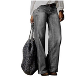 Women's Summer Jeans | Light Wash, Wide Leg
