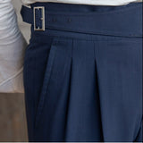 Men's Wide Leg Trousers | Work, Pleated