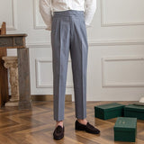 Men's Wide Leg Trousers | Work, Pleated