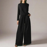 Women’s Two Piece Co Ord | Wide-Leg, Cropped Top