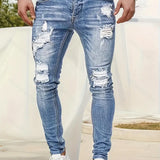 Men's Distressed Jeans | Skinny, Ripped Wash