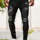 Men's Distressed Jeans | Skinny, Ripped Wash
