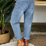 Women's Summer Jeans | Distressed, Button Fly