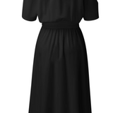 Women's Elegant Backless Summer Dress | Midi