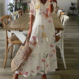 Women's Boho Floral Summer Dress | Maxi