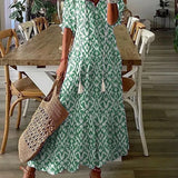 Women's Boho Floral Summer Dress | Maxi