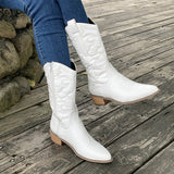 Women's Classic Cowboy-Inspired Boots | Stylish, Comfortable, Durable