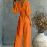 Elira Essential V-Neck Jumpsuit