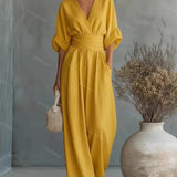 Elira Essential V-Neck Jumpsuit