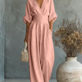 Elira Essential V-Neck Jumpsuit