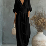 Elira Essential V-Neck Jumpsuit