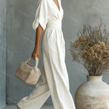 Elira Essential V-Neck Jumpsuit