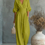 Elira Essential V-Neck Jumpsuit