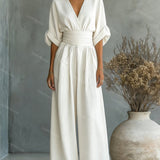 Elira Essential V-Neck Jumpsuit