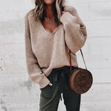 Daisey - Cozy V-Neck Jumper with Relaxed Fit